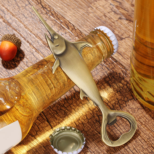 Swordfish Metal Bottle Opener