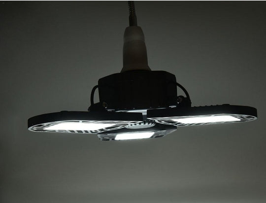 Deformable LED Garage Light with Motion Sensor