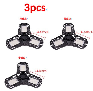 Deformable LED Garage Light with Motion Sensor