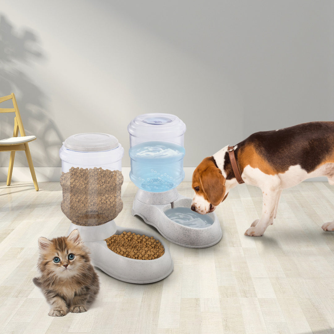 1-Gallon Gravity Water Dispenser for Cats &amp; Dogs