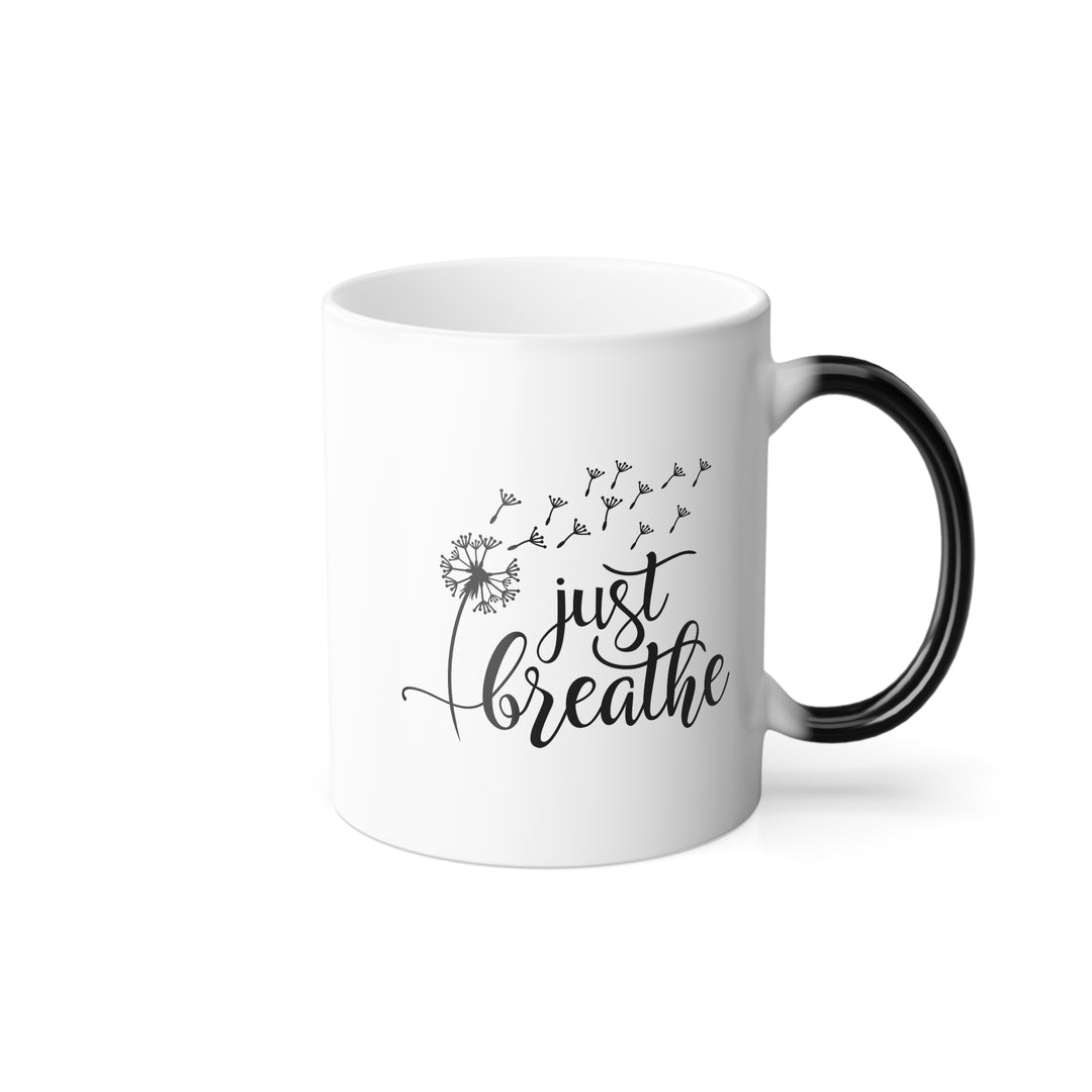 Just Breathe Dandelion Color-Changing Mug