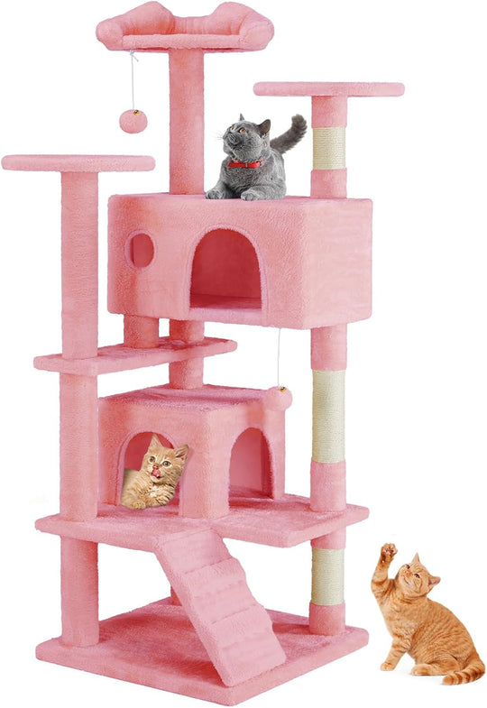 54-Inch Multi-Level Cat Tree Tower