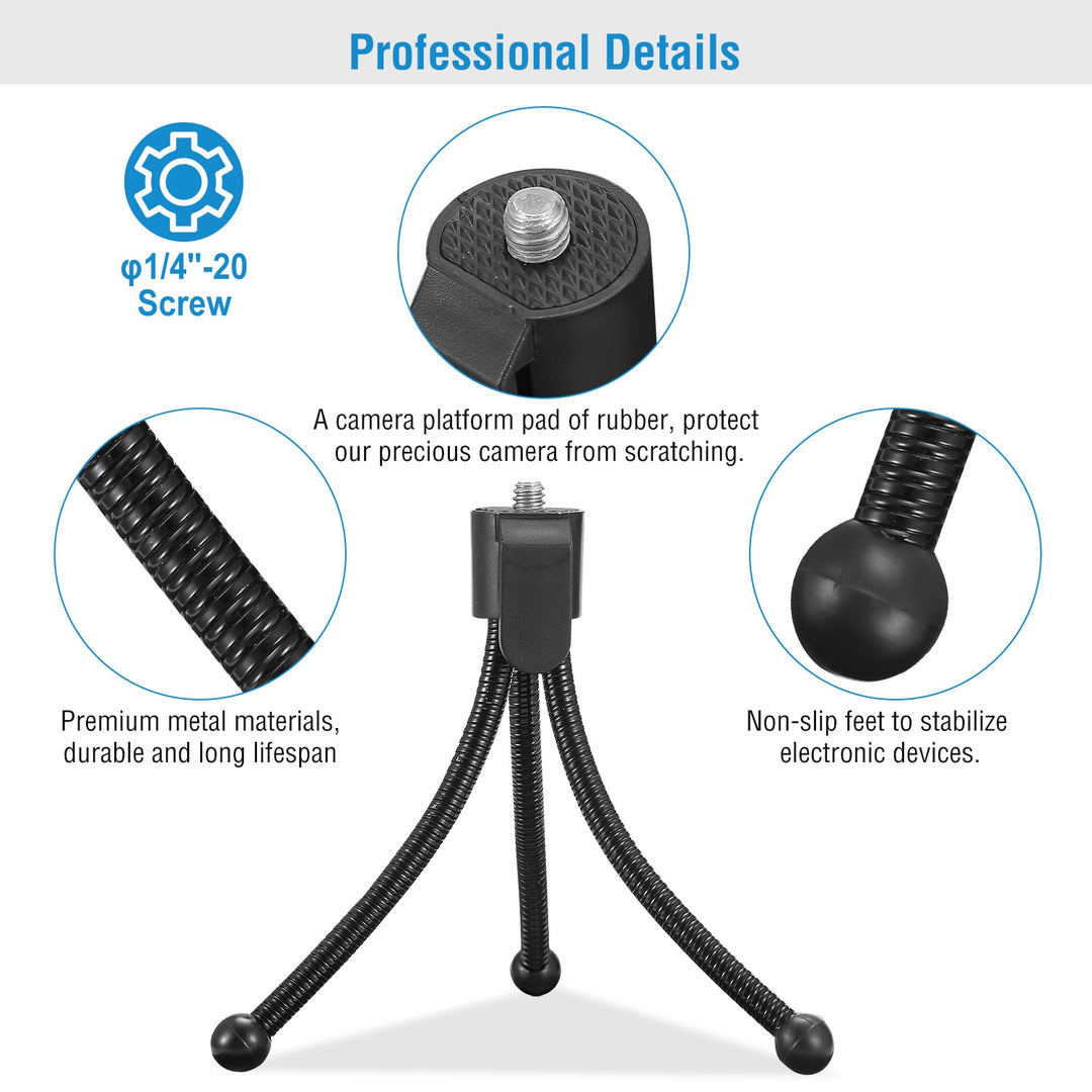 Flexible Tabletop Tripod for Cameras &amp; Projectors