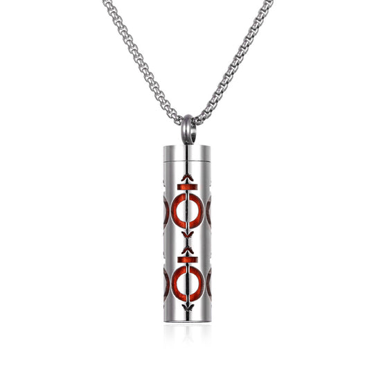 Stainless Steel Aromatherapy Essential Oil Diffuser Necklace