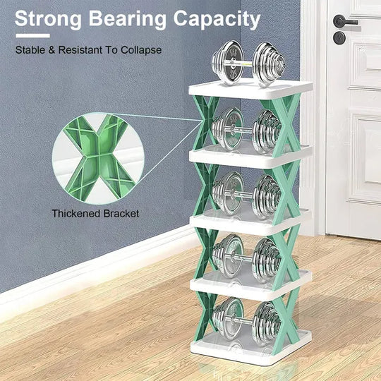 9-Tier Narrow Vertical Shoe Rack