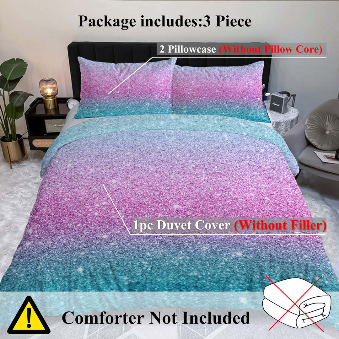 3-Piece Ultra-Soft Star Duvet Cover Set