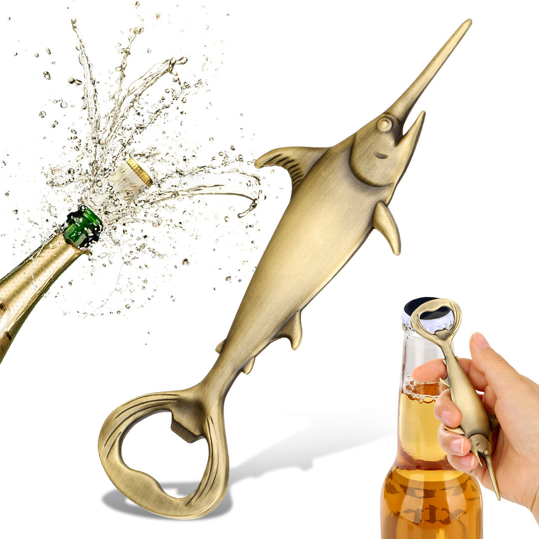 Swordfish Metal Bottle Opener