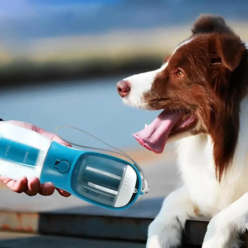 Portable Pet Cup 3-in-1 Dog Water &amp; Snack Bottle