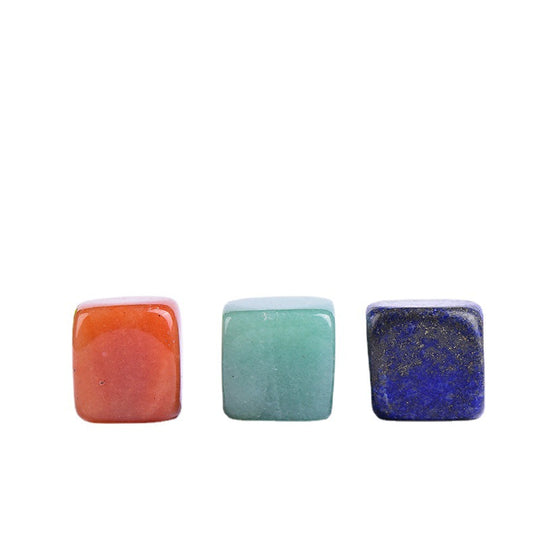 Natural Crystal Aromatherapy Diffuser Stone Cube Set