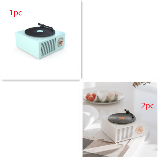 Retro Mini Bluetooth Record Player Speaker