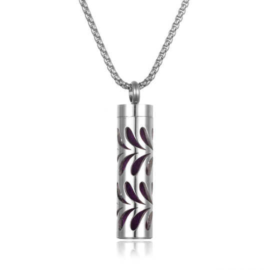 Stainless Steel Aromatherapy Essential Oil Diffuser Necklace
