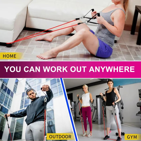 5-Piece Resistance Band Exercise Set