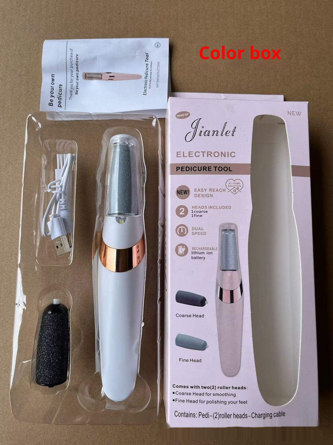 Rechargeable Electric Foot Grinder for Smooth, Soft Feet