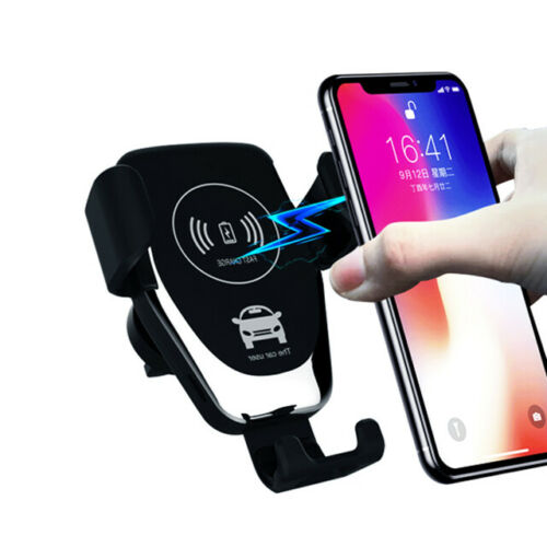 10W Qi Automatic-Clamping Wireless Car Charger