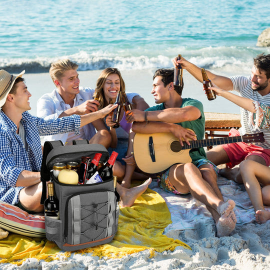 36-Can Leakproof Insulated Cooler Backpack