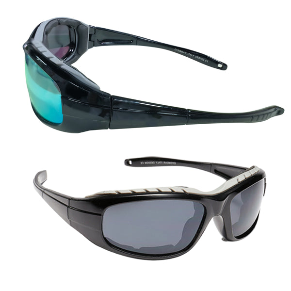 2-Pair Wind-Resistant Motorcycle Riding Glasses