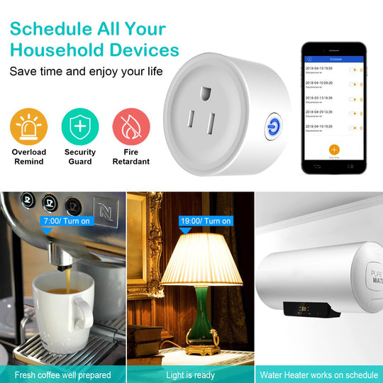 WiFi Smart Plug with App &amp; Voice Control