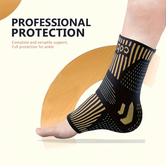 Copper Compression Ankle Support Sleeves