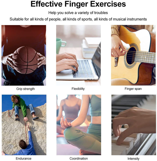 Silicone Finger &amp; Hand Strength Trainer