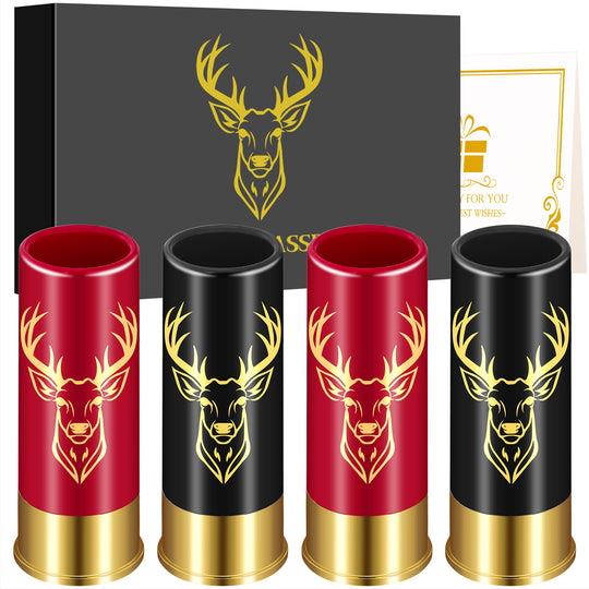 4-Pack Deer Head Bullet Shot Cups