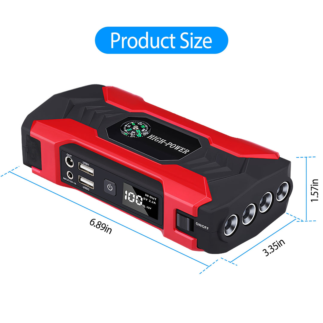 800A 28,000mAh Portable Car Jump Starter
