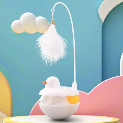 Washable Duck Wand Cat Toy