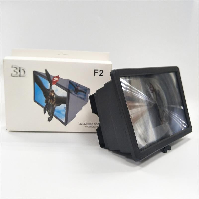 White Mobile Phone Screen Magnifier, Bringing A Wider Viewing Field
