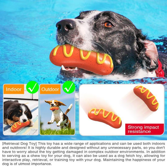 Tough Rubber Dog Chew Toy