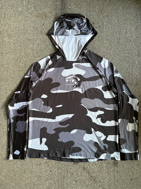 Sun Protection Fishing Hoodie with Face Cover