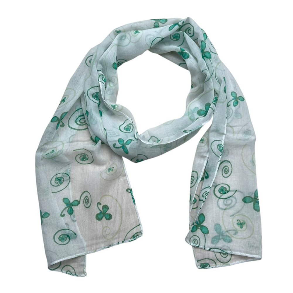 Lightweight Sheer Printed Scarf