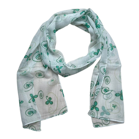 Lightweight Sheer Printed Scarf