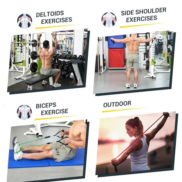 5-Piece Resistance Band Exercise Set