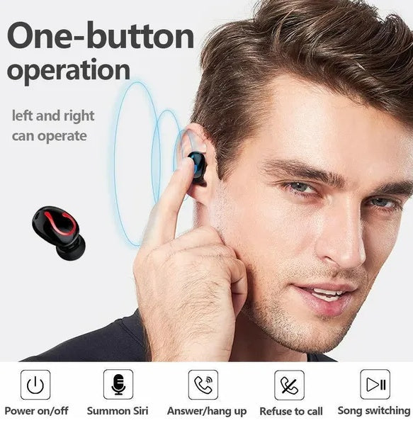 Bluetooth 5.1 Waterproof Wireless Earbuds