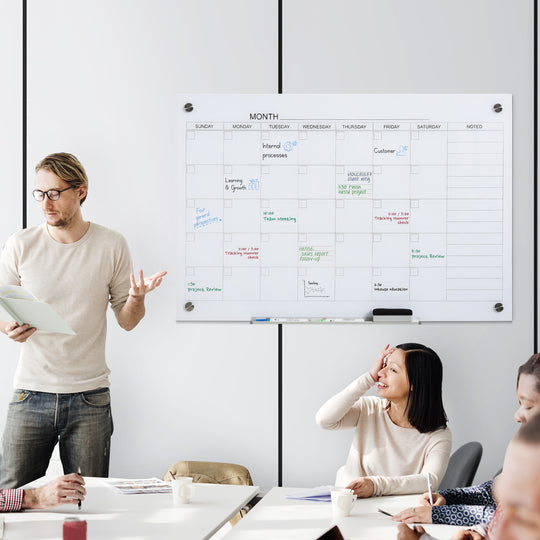 Monthly Dry-Erase Wall Calendar Set