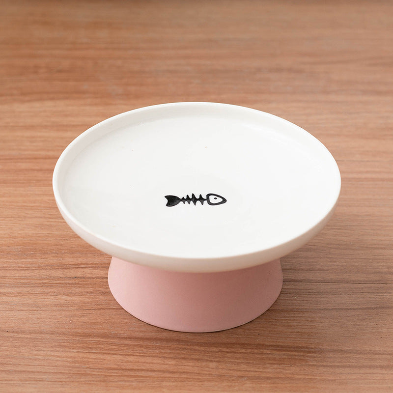Protective Ceramic Cat Food Bowl