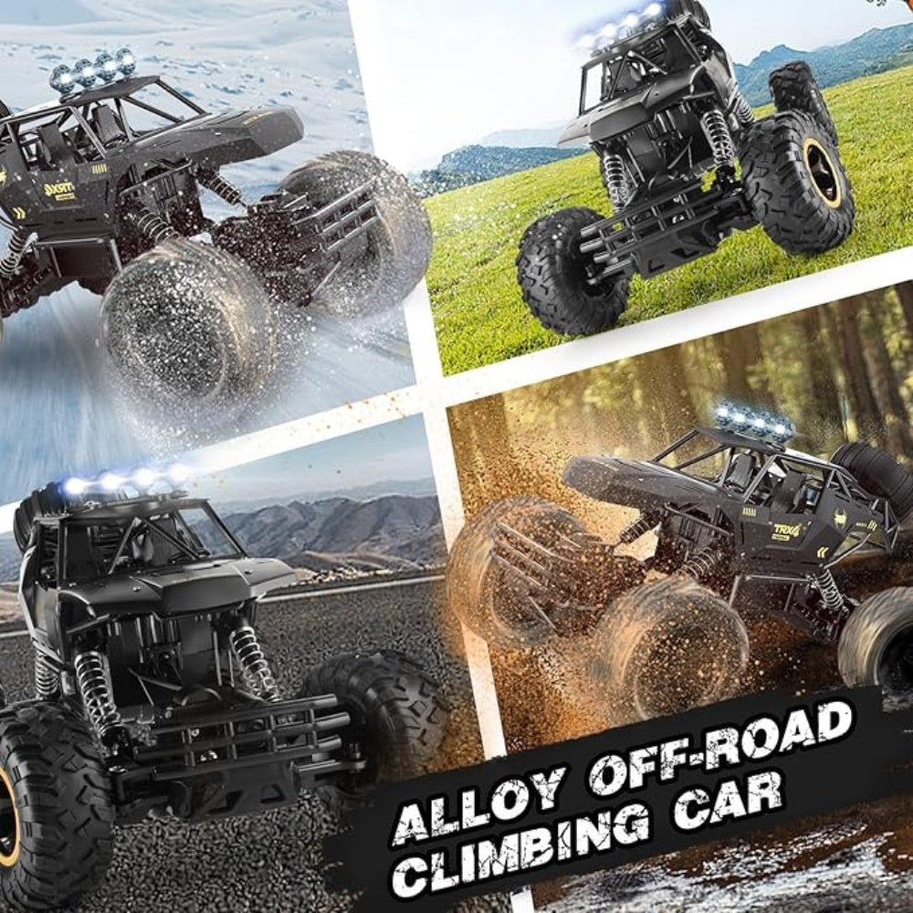 4WD RC Rock Crawler Truck with LED Lights