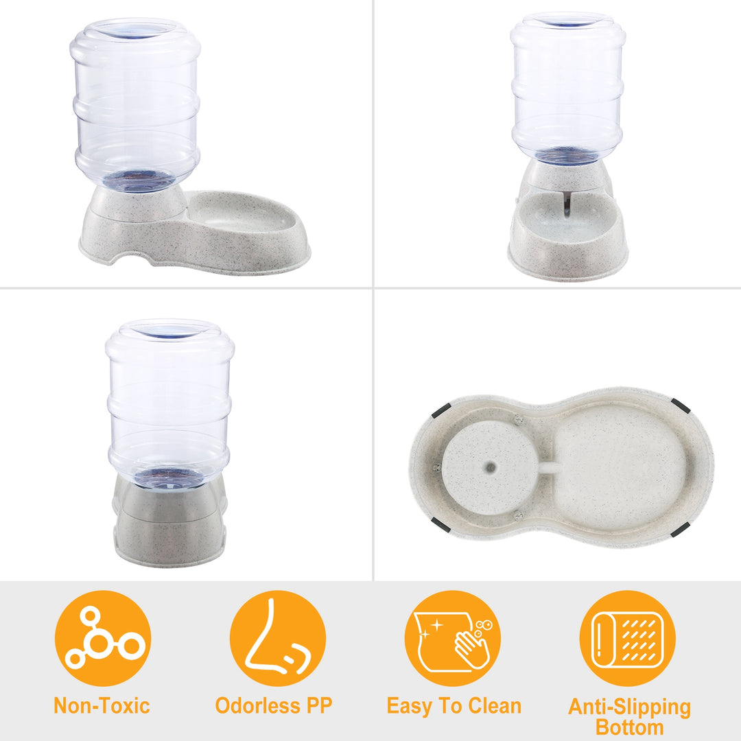 1-Gallon Gravity Water Dispenser for Cats &amp; Dogs