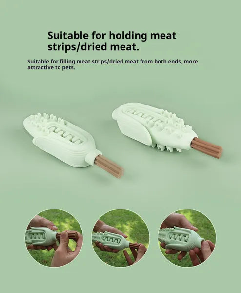 Silicone Corn Dog Chew & Teething Toy