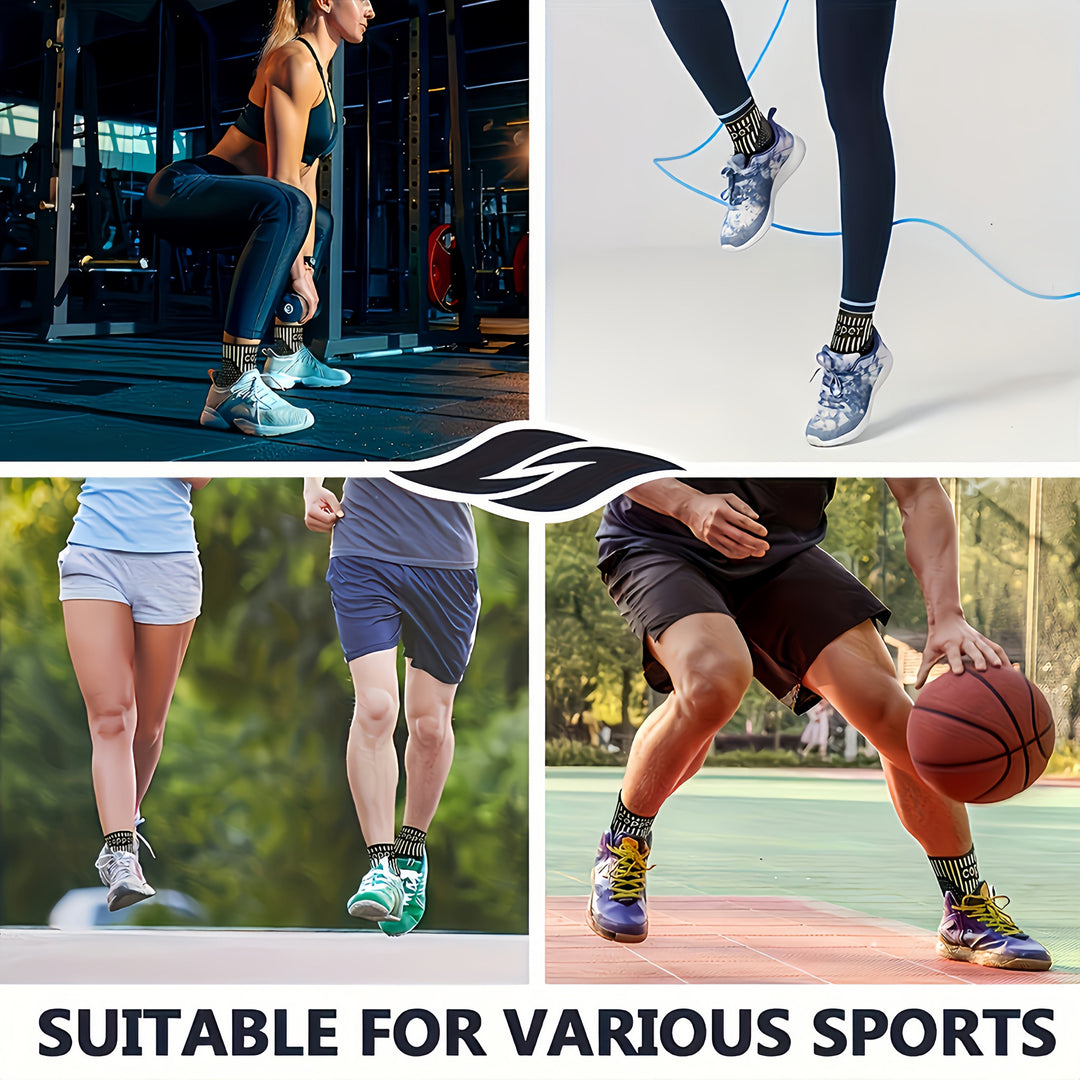 Copper Compression Ankle Support Sleeves