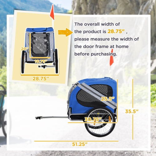 Dog Bike Trailer for Safe Outdoor Adventures