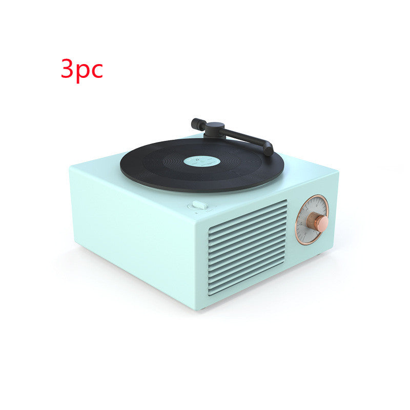 Retro Mini Bluetooth Record Player Speaker