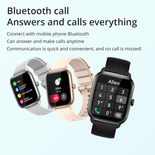Bluetooth Calling Smartwatch with Heart Rate Monitor
