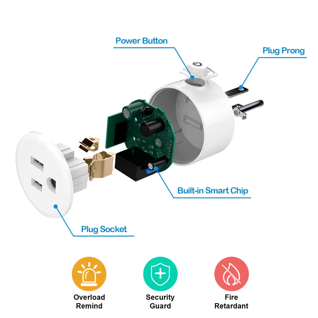 WiFi Smart Plug with App &amp; Voice Control