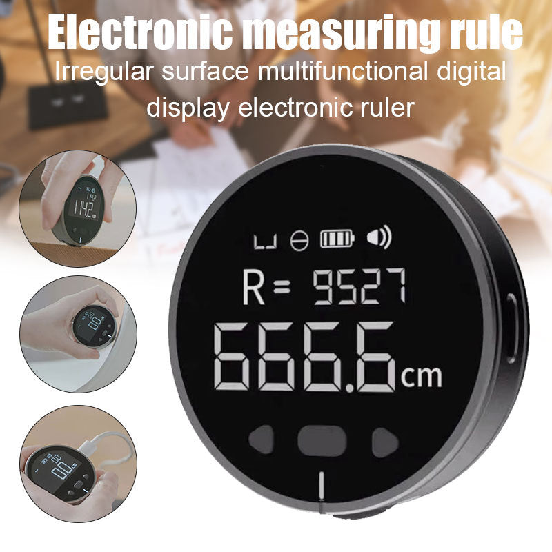 Smart Digital Measuring Ruler – Ultra-Precise Rolling Distance Tool