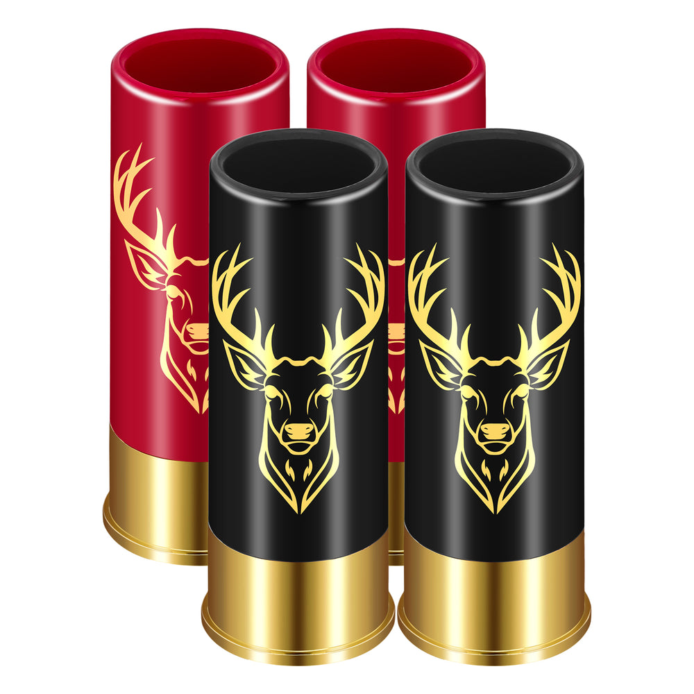 4-Pack Deer Head Bullet Shot Cups
