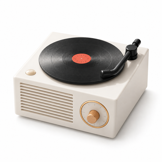 Retro Mini Bluetooth Record Player Speaker