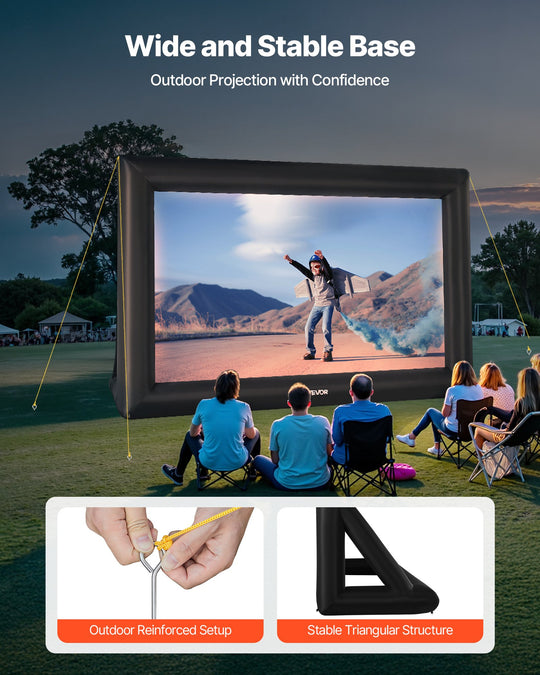 20FT Inflatable Projector Screen, Home Theater, Theme Party