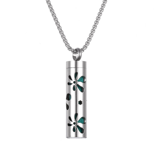 Stainless Steel Aromatherapy Essential Oil Diffuser Necklace