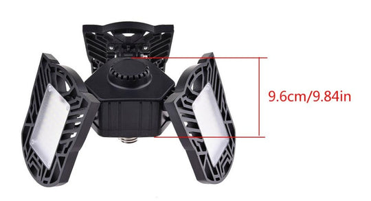 Deformable LED Garage Light with Motion Sensor
