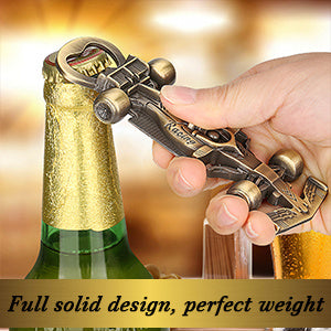 Racing car-inspired bottle opener